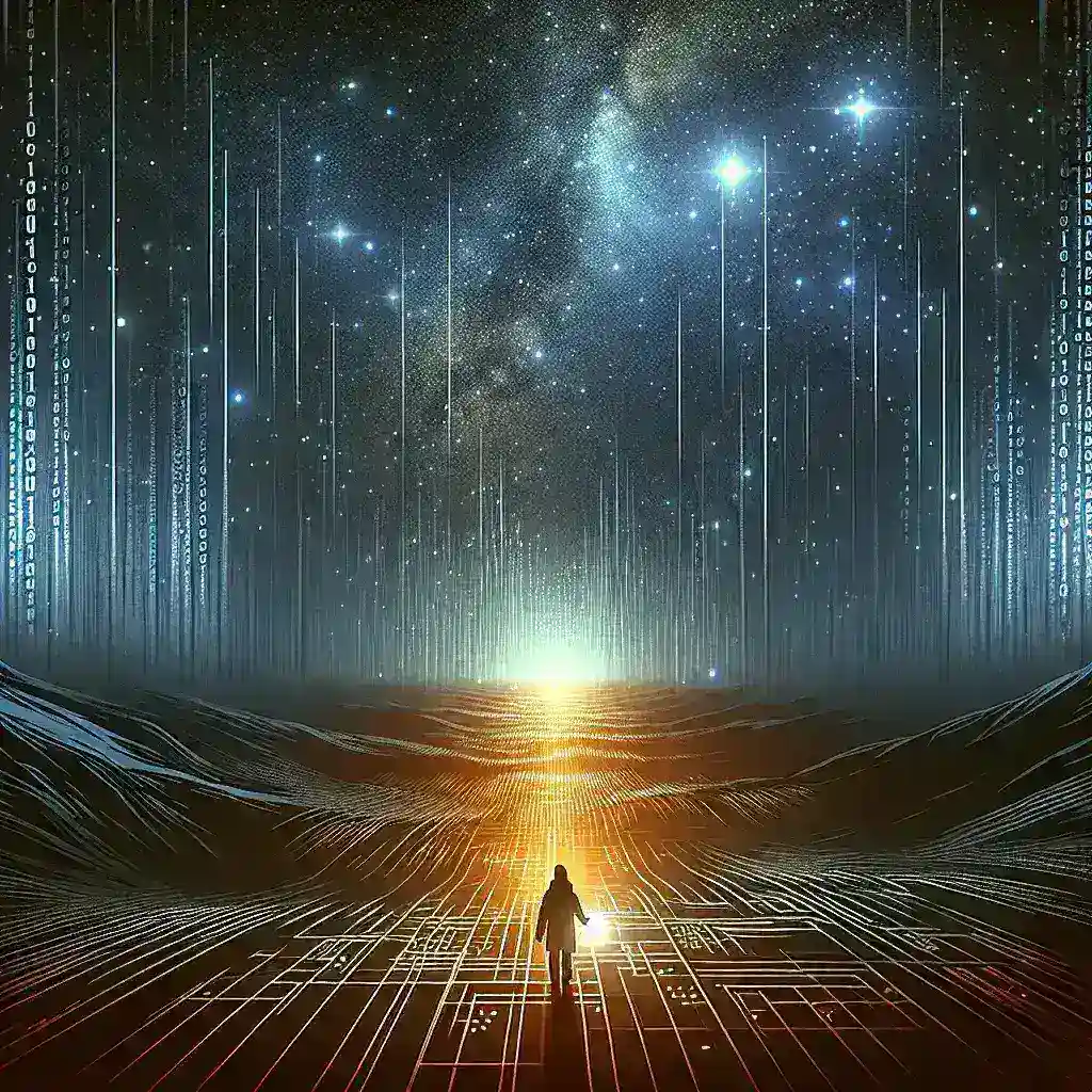 "Imagem de um computador portátil com código em um editor de texto, simbolizando a iniciação no aprendizado de hacking para iniciantes, acompanhada do título 'Como Começar a Aprender a Hackear: Guia Completo para Iniciantes'."